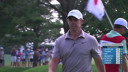 Rory McIlroy | Round 2 | 9th hole | Shot 4 | 2025 Travelers