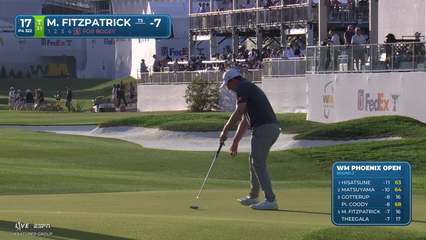 Matt Fitzpatrick | Round 2 | 17th hole | Shot 5 | 2026 WM Phoenix Open