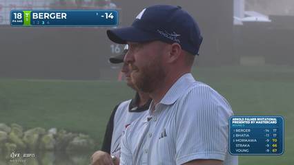 Daniel Berger | Round 3 | 18th hole | Shot 3 | 2026 Arnold Palmer