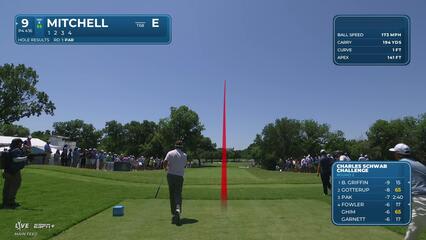 Keith Mitchell | Round 2 | 9th hole | Shot 1 | 2025 Charles Schwab