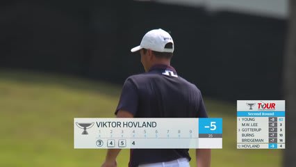 Viktor Hovland | Round 2 | 4th hole | Shot 4 | 2026 TOUR Championship