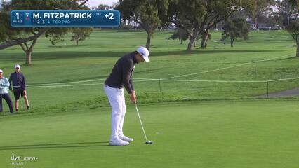 Matt Fitzpatrick | Round 4 | 1st hole | Shot 4 | 2025 Genesis