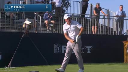 Tom Hoge | Round 1 | 1st hole | Shot 1 | 2025 The RSM Classic