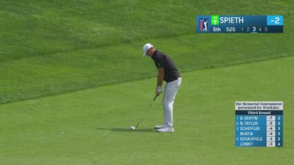 Jordan Spieth | Round 3 | 5th hole | Shot 3 | 2025 the Memorial