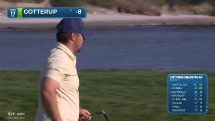 Chris Gotterup | Round 1 | 17th hole | Shot 3 | 2026 AT&T Pebble Beach