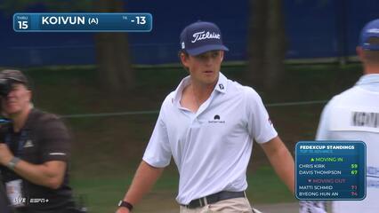 Jackson Koivun | Round 4 | 15th hole | Shot 5 | 2025 Wyndham