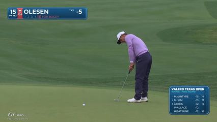 Thorbjørn Olesen | Round 3 | 15th hole | Shot 6 | 2026 Valero