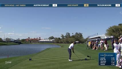 Jake Knapp | Round 1 | 18th hole | Shot 1 | 2025 THE PLAYERS