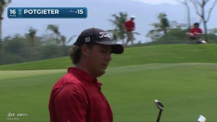 Aldrich Potgieter | Round 2 | 16th hole | Shot 3 | 2025 Mexico Open