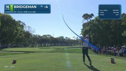 Jacob Bridgeman | Round 2 | 16th hole | Shot 1 | 2026 Valspar