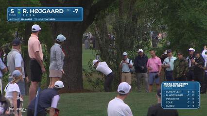 Rasmus Højgaard | Round 2 | 5th hole | Shot 2 | 2025 Houston Open