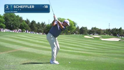 Scottie Scheffler | Round 4 | 2nd hole | Shot 2 | 2025 THE CJ CUP