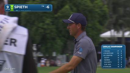 Jordan Spieth | Round 4 | 9th hole | Shot 3 | 2026 Cadillac