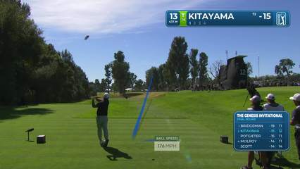 Kurt Kitayama | Round 4 | 13th hole | Shot 1 | 2026 The Genesis