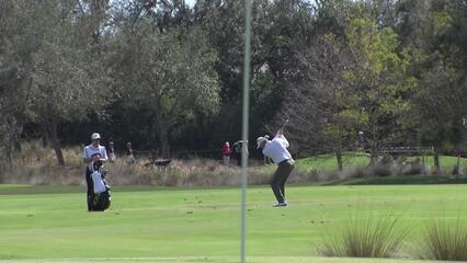 Ernie Els | Round 2 | 8th hole | Shot 2 | 2025 Chubb Classic
