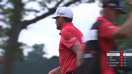 Keegan Bradley | Round 4 | 14th hole | Shot 5 | 2025 Travelers