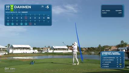 Joel Dahmen | Round 2 | 17th hole | Shot 1 | 2026 Cognizant Classic