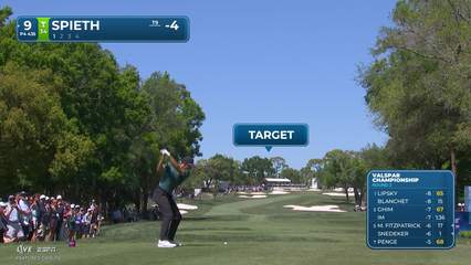 Jordan Spieth | Round 2 | 9th hole | Shot 1 | 2026 Valspar