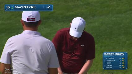 Robert MacIntyre | Round 1 | 16th hole | Shot 2 | 2025 the Memorial