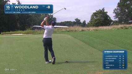 Gary Woodland | Round 3 | 15th hole | Shot 2 | 2025 Wyndham