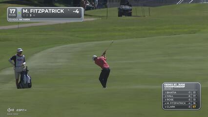 Matt Fitzpatrick | Round 1 | 17th hole | Shot 3 | 2025 FedEx St. Jude
