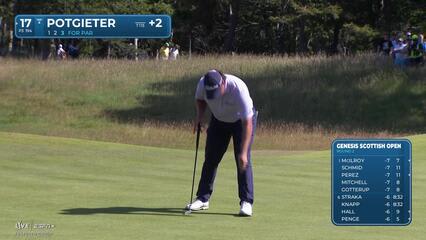 Aldrich Potgieter | Round 2 | 17th hole | Shot 3 | 2025 Genesis Scottish Open