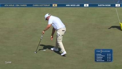 Christopher Gotterup | Round 2 | 4th hole | Shot 5 | 2026 THE PLAYERS