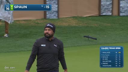 J.J. Spaun | Round 4 | 16th hole | Shot 2 | 2026 Valero