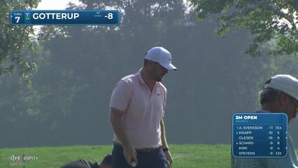 Chris Gotterup | Round 2 | 16th hole | Shot 4 | 2025 3M Open