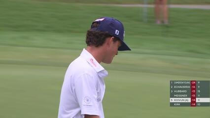 Jackson Koivun | Round 4 | 12th hole | Shot 4 | 2025 Wyndham