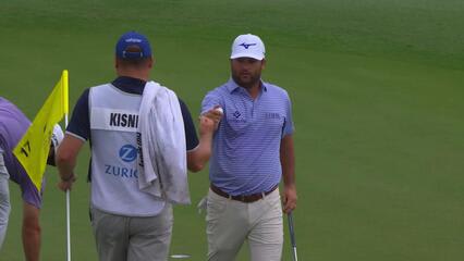 Sam Stevens | Round 1 | 17th hole | Shot 3 | 2025 Zurich Classic