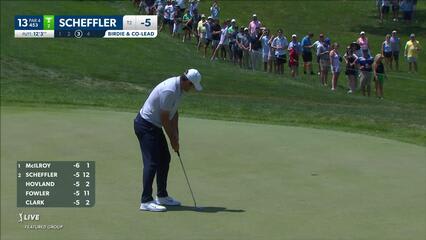 Scottie Scheffler | 2023 the Memorial | Round 4 | 13th hole | Shot 4