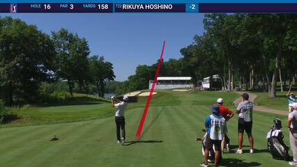 Rikuya Hoshino | Round 1 | 16th hole | Shot 1 | 2025 John Deere