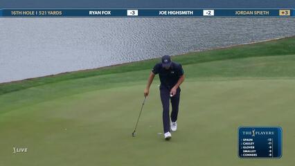Jordan Spieth | Round 4 | 16th hole | Shot 5 | 2025 THE PLAYERS