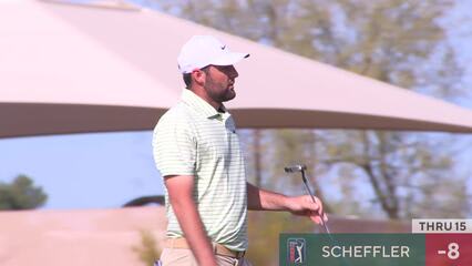 Scottie Scheffler | Round 3 | 15th hole | Shot 6 | 2025 WM Phoenix Open