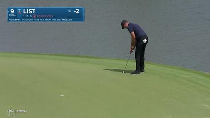 Luke List | Round 2 | 9th hole | Shot 5 | 2025 Mexico Open
