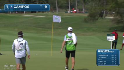Rafael Campos | Round 4 | 7th hole | Shot 2 | 2025 Mexico Open