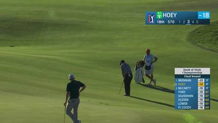 Rico Hoey | Round 4 | 18th hole | Shot 3 | 2025 Bank of Utah