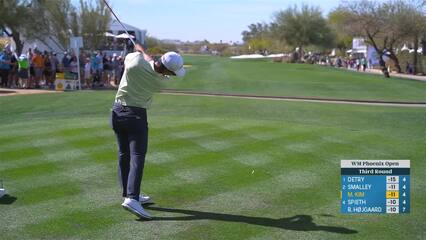 Michael Kim | Round 3 | 5th hole | Shot 1 | 2025 WM Phoenix Open