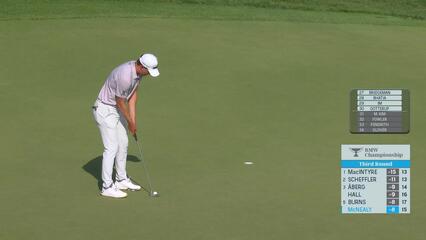 Maverick McNealy | Round 3 | 16th hole | Shot 4 | 2025 BMW Championship