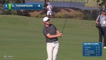 Davis Thompson | Round 1 | 8th hole | Shot 2 | 2025 The RSM Classic