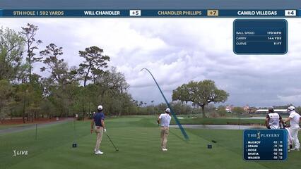 Chandler Phillips | Round 4 | 9th hole | Shot 1 | 2025 THE PLAYERS