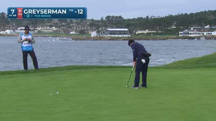 Max Greyserman | Round 4 | 7th hole | Shot 2 | 2026 AT&T Pebble Beach