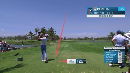 Raul Pereda | 2023 Mexico Open | Round 2 | 11th hole | Shot 1