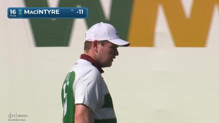 Robert MacIntyre | Round 3 | 16th hole | Shot 3 | 2025 WM Phoenix Open