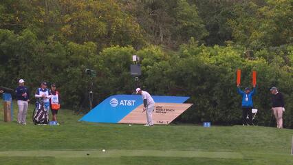 Hideki Matsuyama | Round 2 | 12th hole | Shot 1 | 2025 AT&T Pebble Beach
