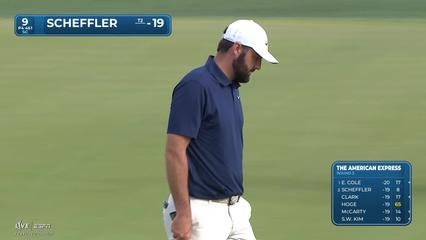 Scottie Scheffler | Round 3 | 9th hole | Shot 4 | 2026 The American Express