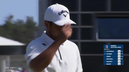 Xander Schauffele | Round 2 | 18th hole | Shot 3 | 2025 Genesis Scottish Open