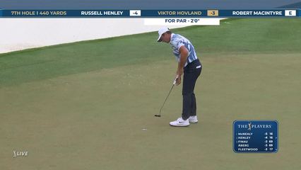 Viktor Hovland | Round 1 | 7th hole | Shot 4 | 2026 THE PLAYERS