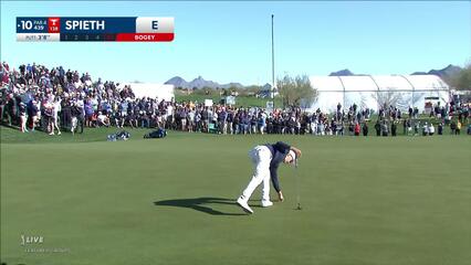 Jordan Spieth | 2023 WM Phoenix Open | Round 1 | 10th hole | Shot 5